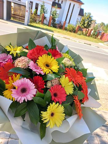 Букет цветов из: Герберы в Чернятино