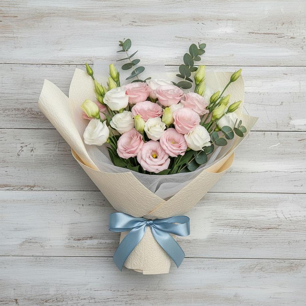 Букет цветов из: Лизиантусы в Чернятино